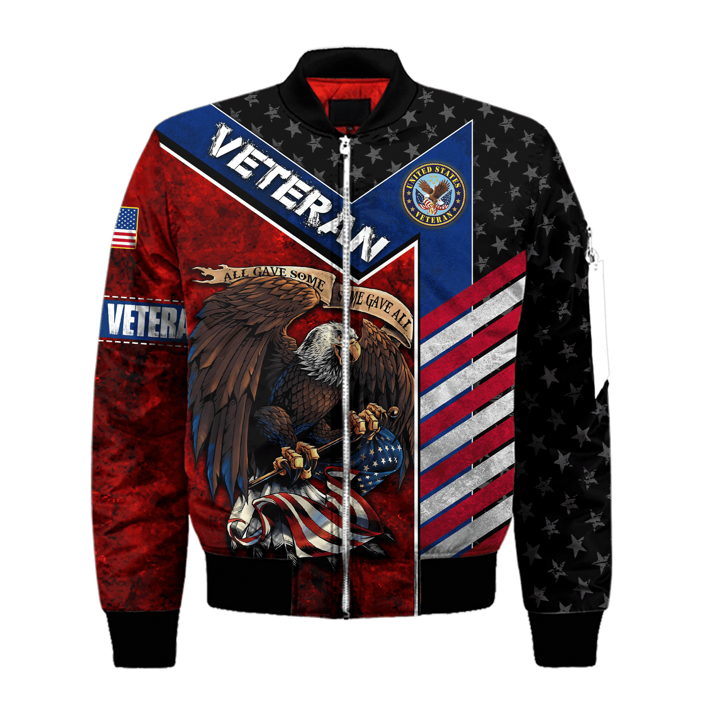 US Veteran - Eagle With American Flag Unisex Shirts