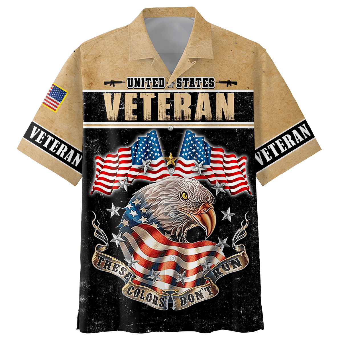 US Veteran - These Color Don't Run Unisex Shirts