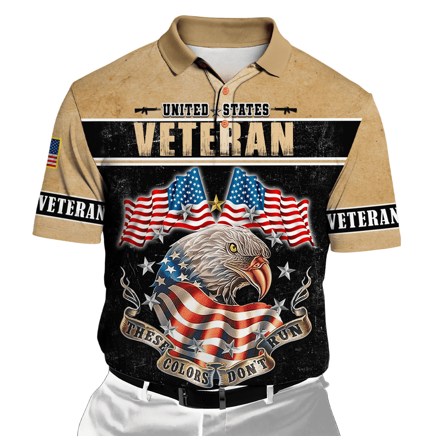US Veteran - These Color Don't Run Unisex Shirts