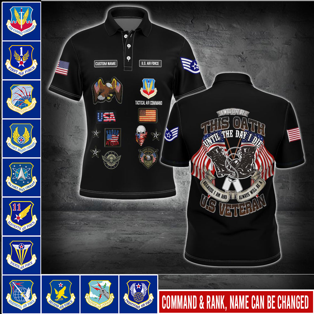 US Military – Air Force Command All Over Print Bomber Jacket