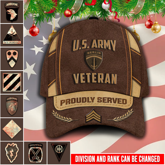 US Military – Army Division All Over Print Cap