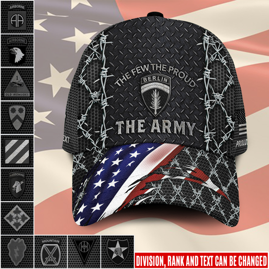 Casquette à imprimé intégral de l'armée américaine - Division de l'armée