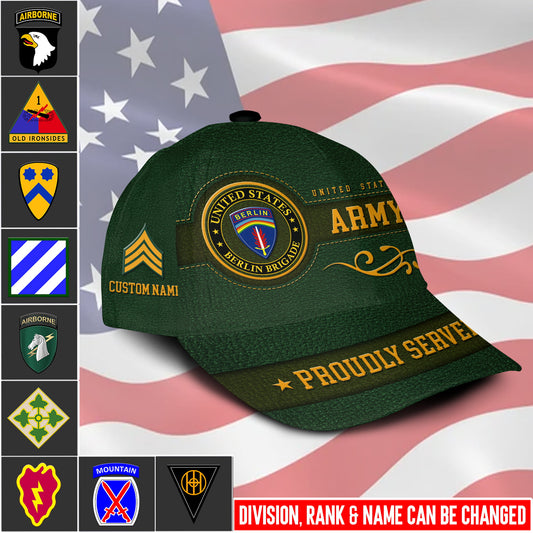 US Military – Army Division All Over Print Cap