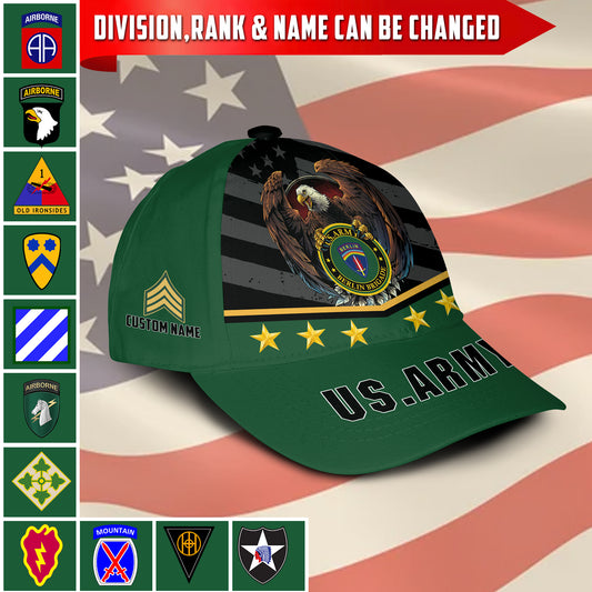 Casquette à imprimé intégral de l'armée américaine - Division de l'armée