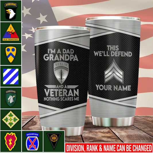 US Militär – Army Division – Tumbler