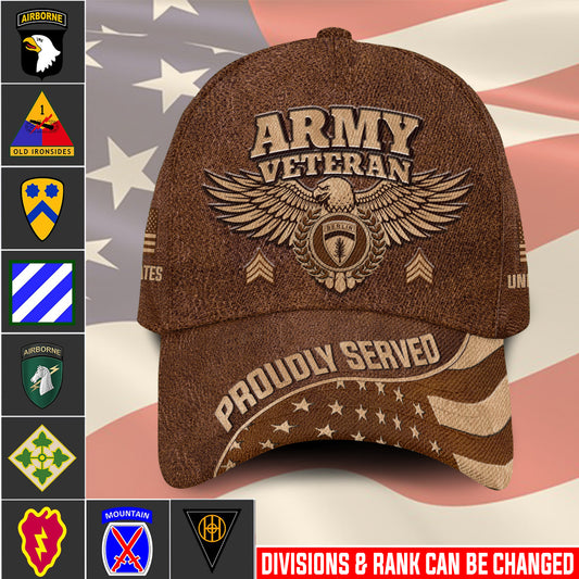 US Military – Army Division All Over Print Cap