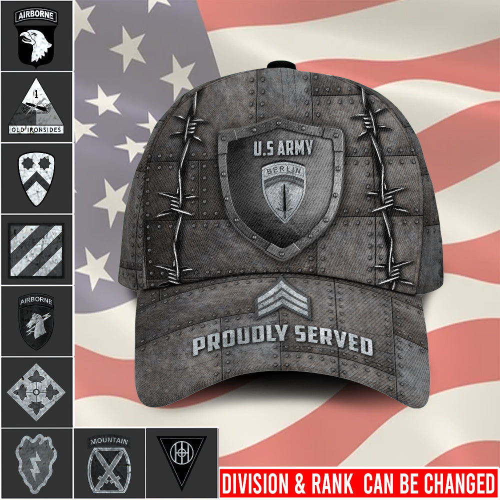 US Military – Army Division All Over Print Cap