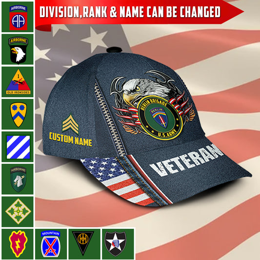 Casquette à imprimé intégral de l'armée américaine - Division de l'armée