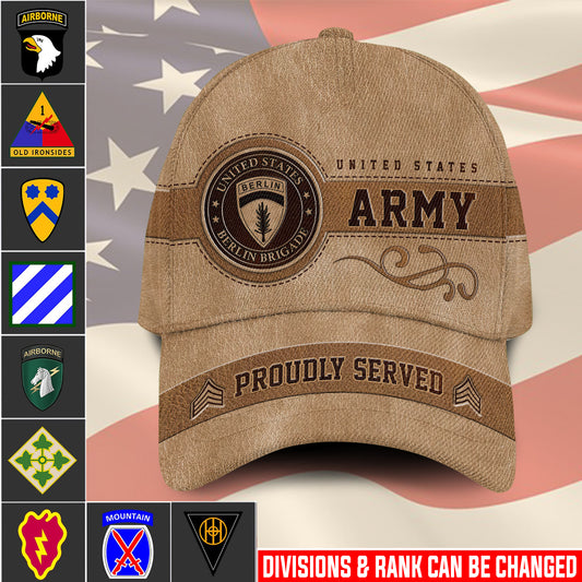 Casquette à imprimé intégral de l'armée américaine - Division de l'armée