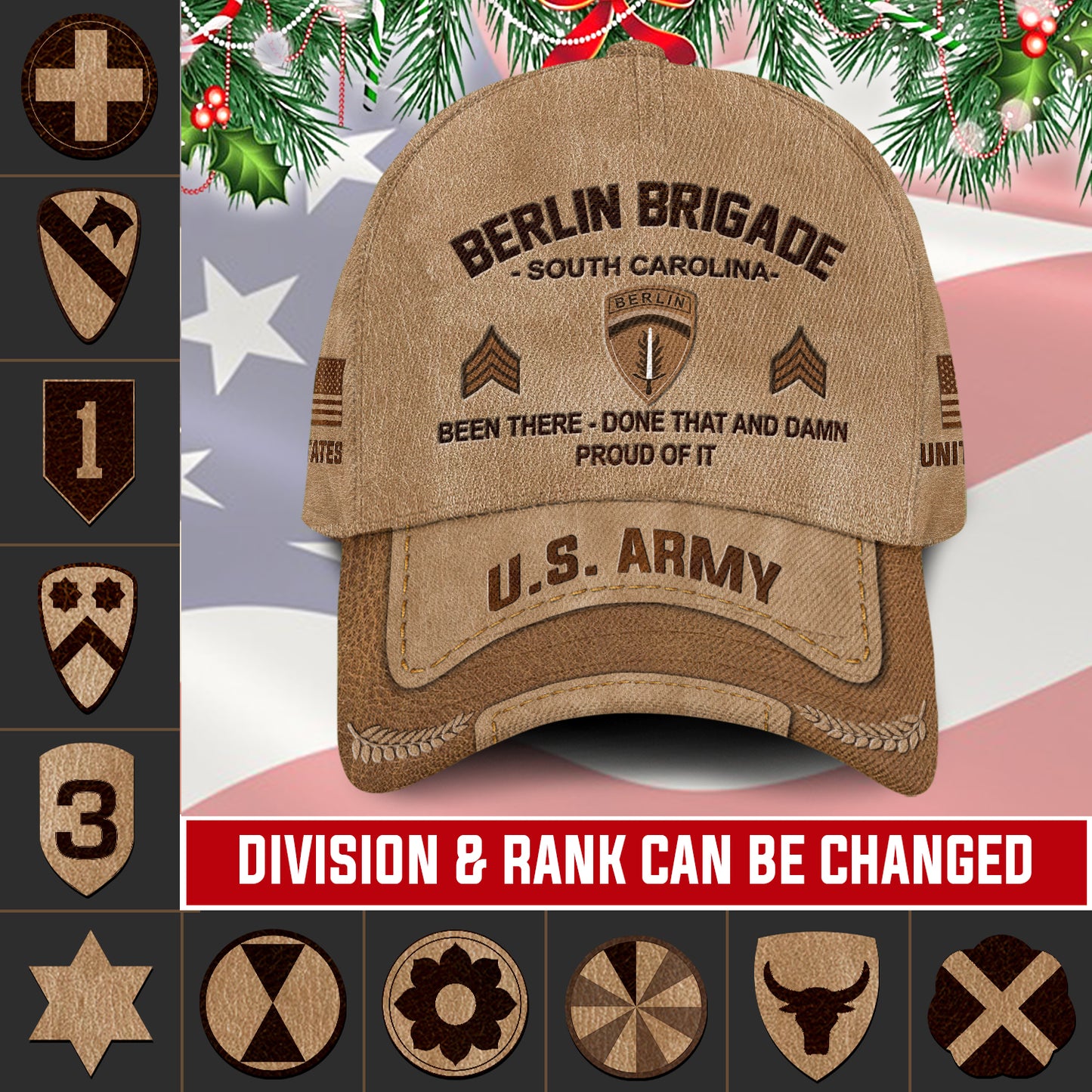 US Militär – Army Division All Over Print Cap