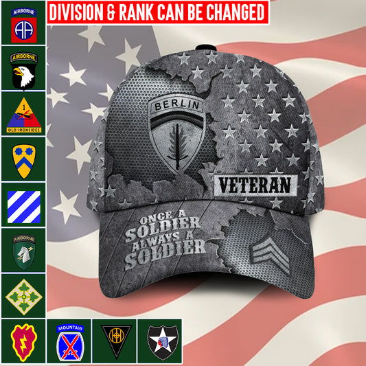 Casquette à imprimé intégral de l'armée américaine - Division de l'armée