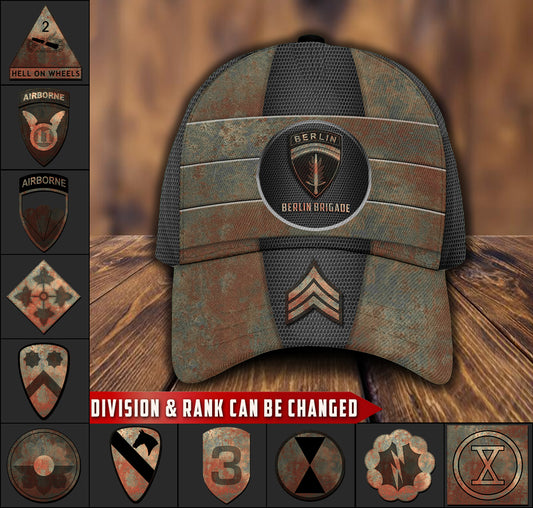 Casquette à imprimé intégral de l'armée américaine - Division de l'armée