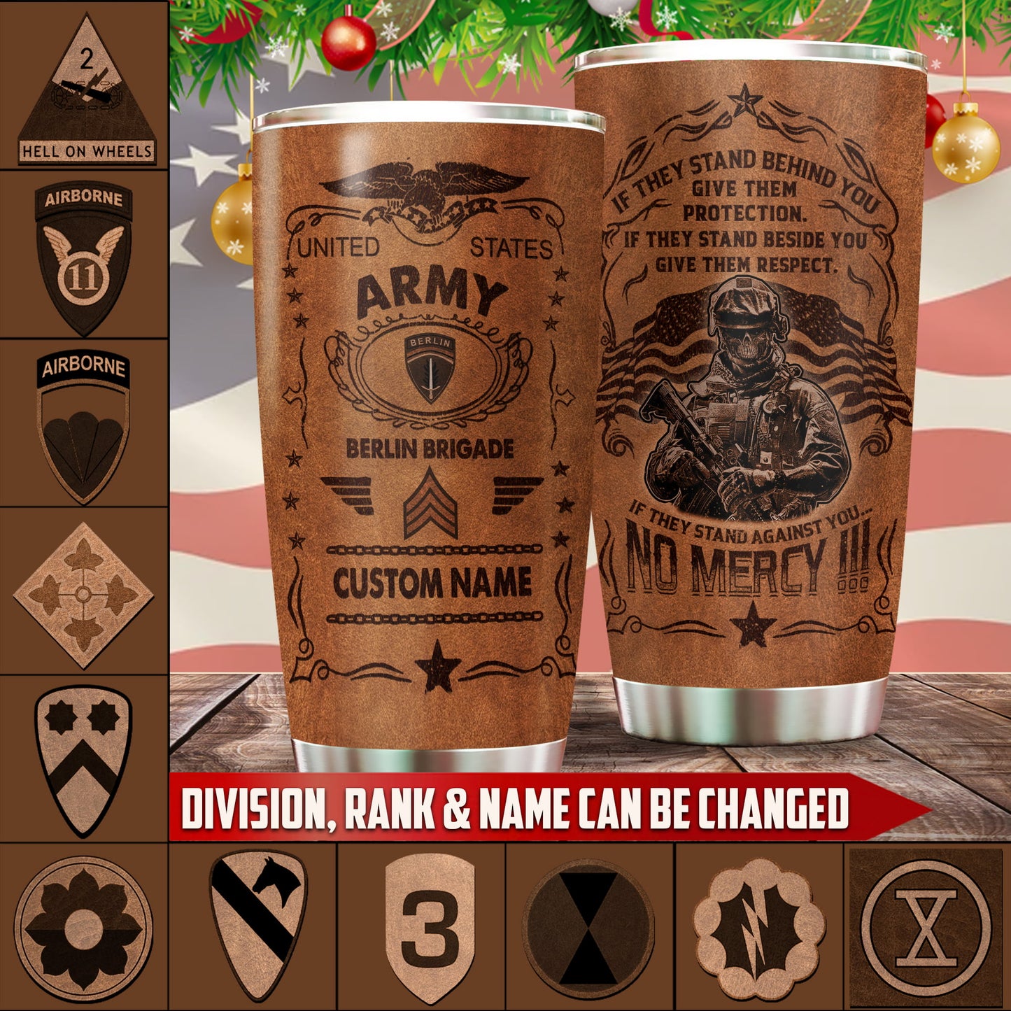 US Military – Army Division – Tumbler