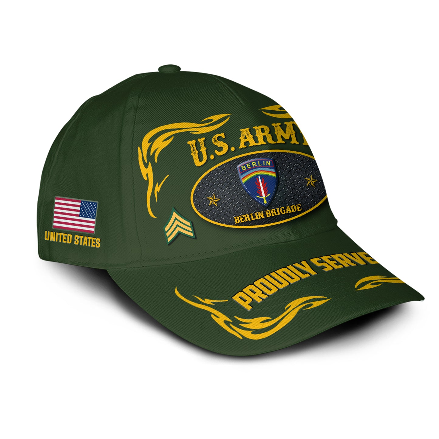 US Military – Army Division All Over Print Cap