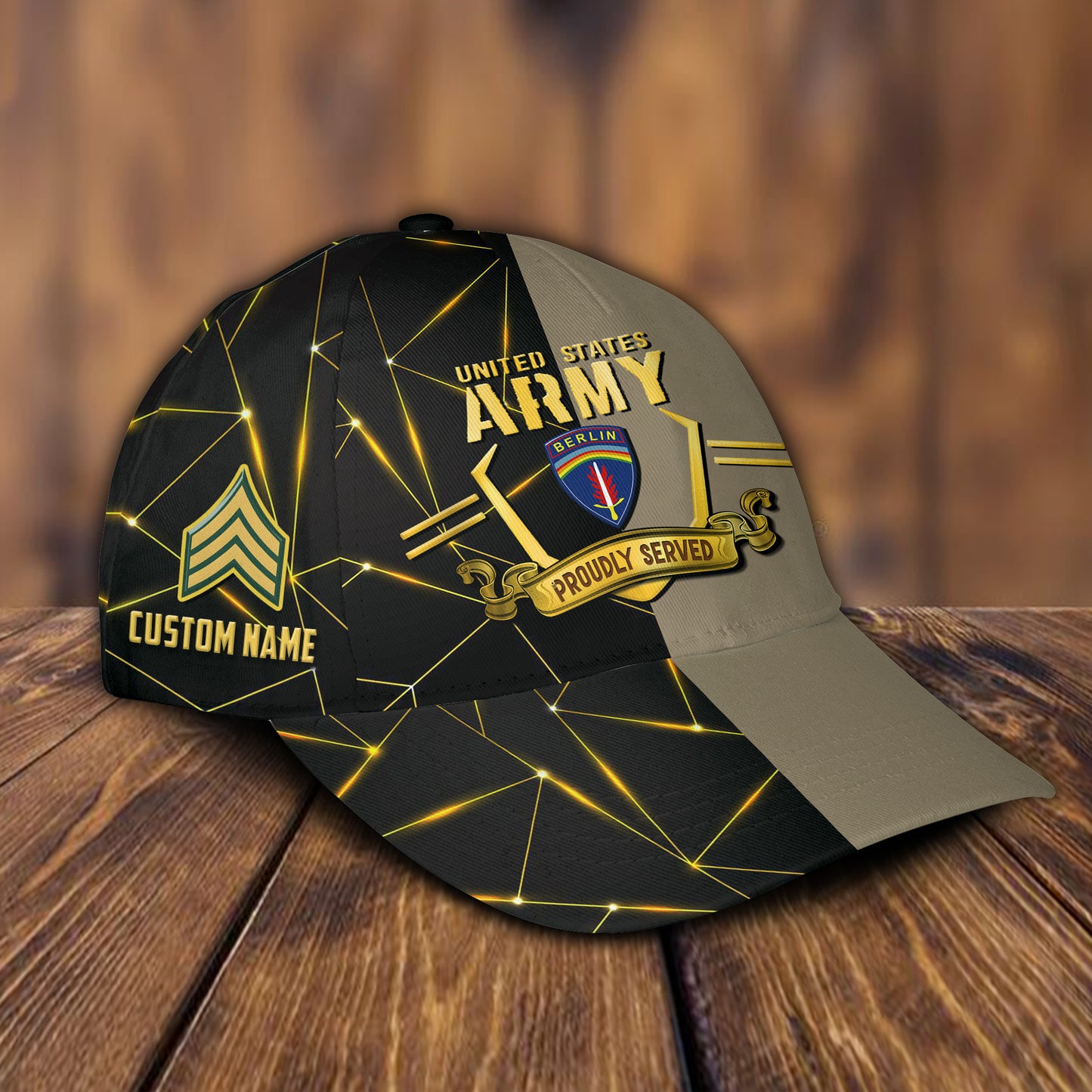 US Military – Army Division All Over Print Cap