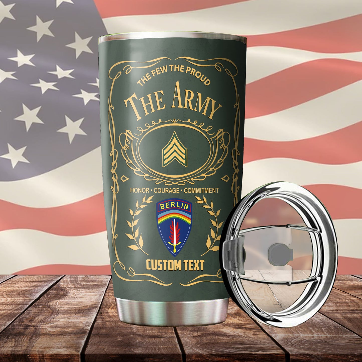 US Militär – Army Division – Tumbler