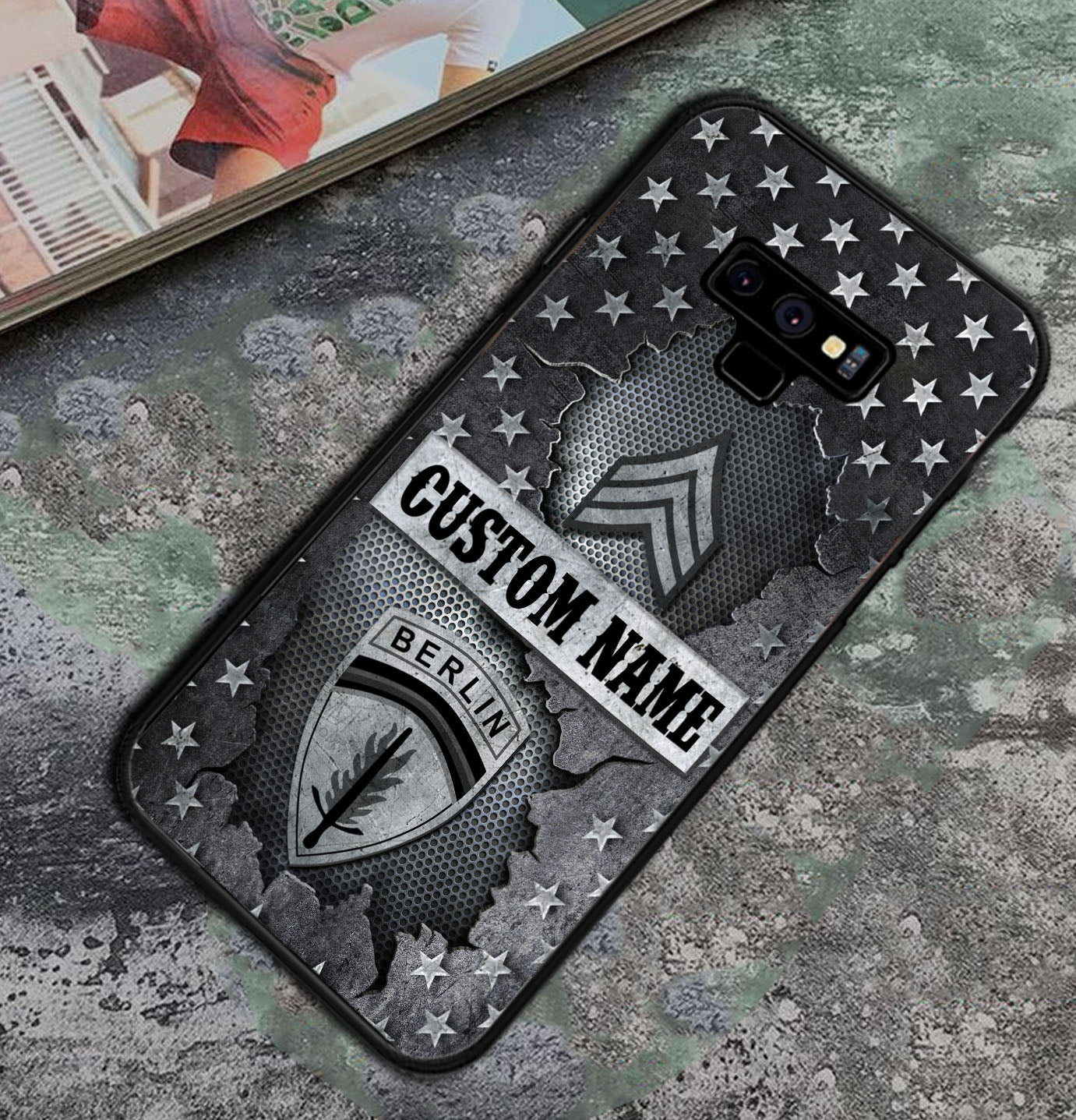 Personalisierte US-Militär - Army Division Handyhülle bedruckt