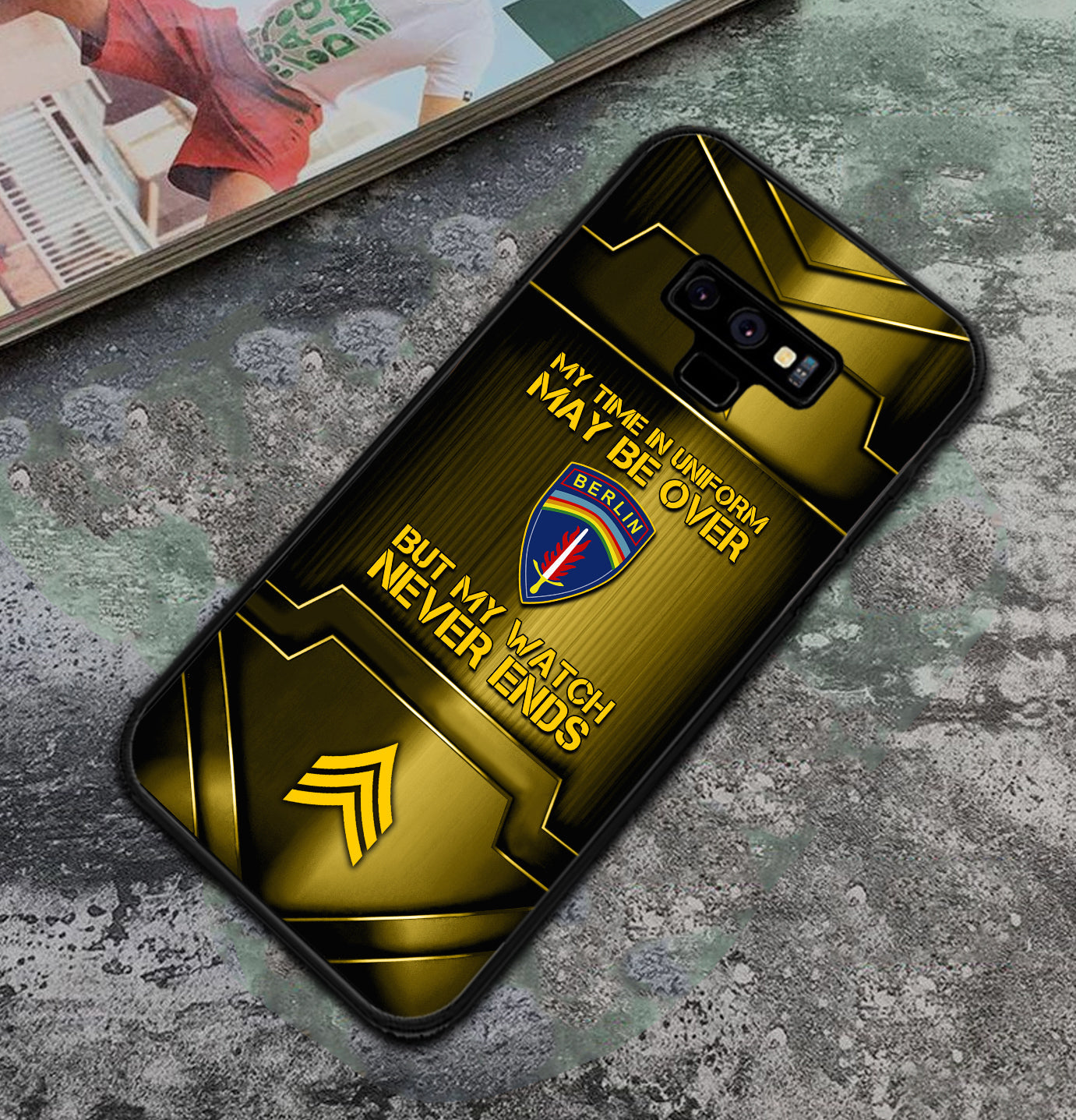 Personalized US Military - Army Division Phone Case Printed