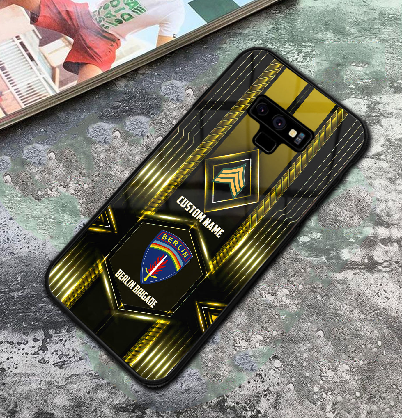 Personalisierte US-Militär - Army Division Handyhülle bedruckt