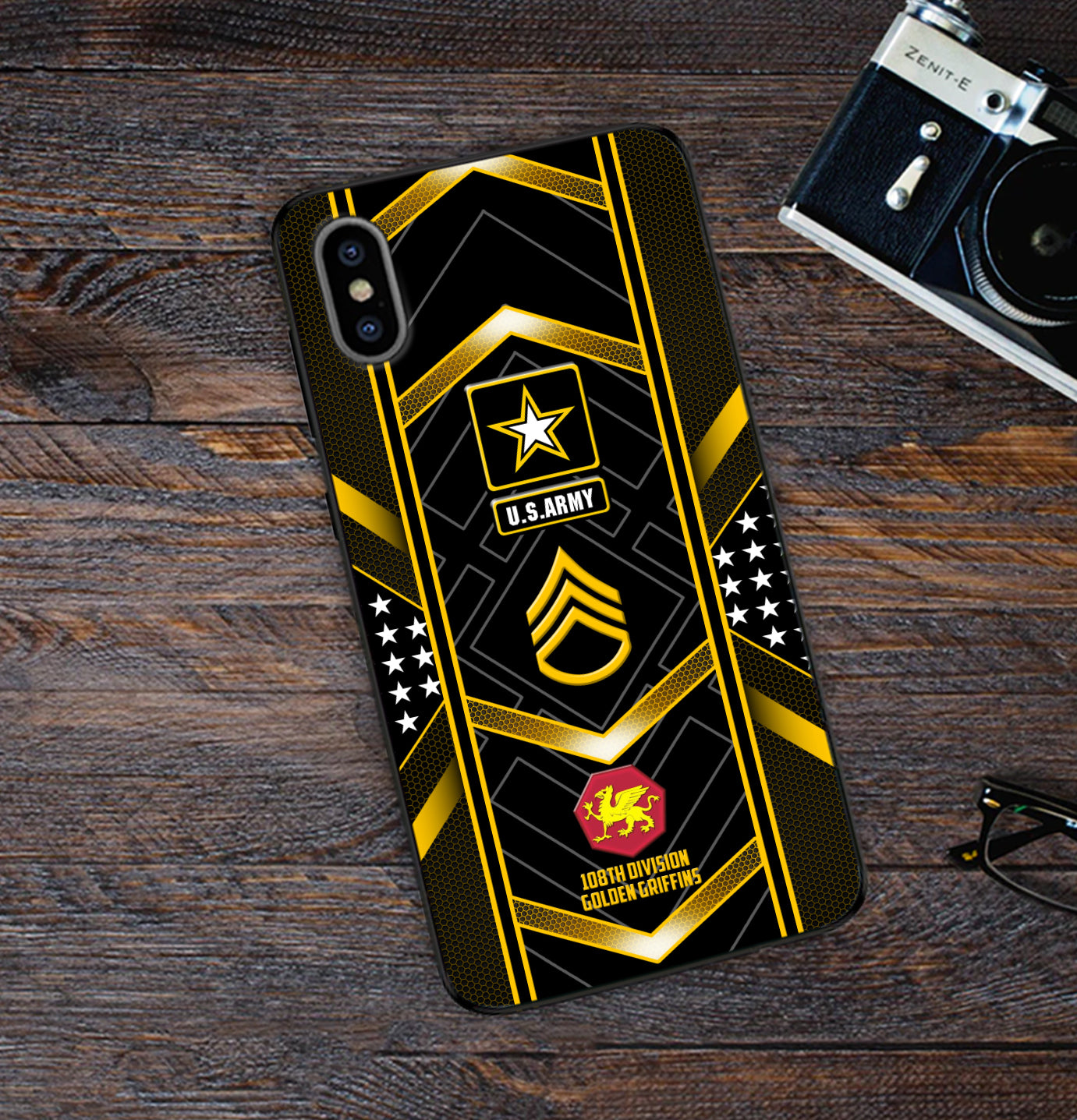 Personalized US Military - Army Division Phone Case Printed