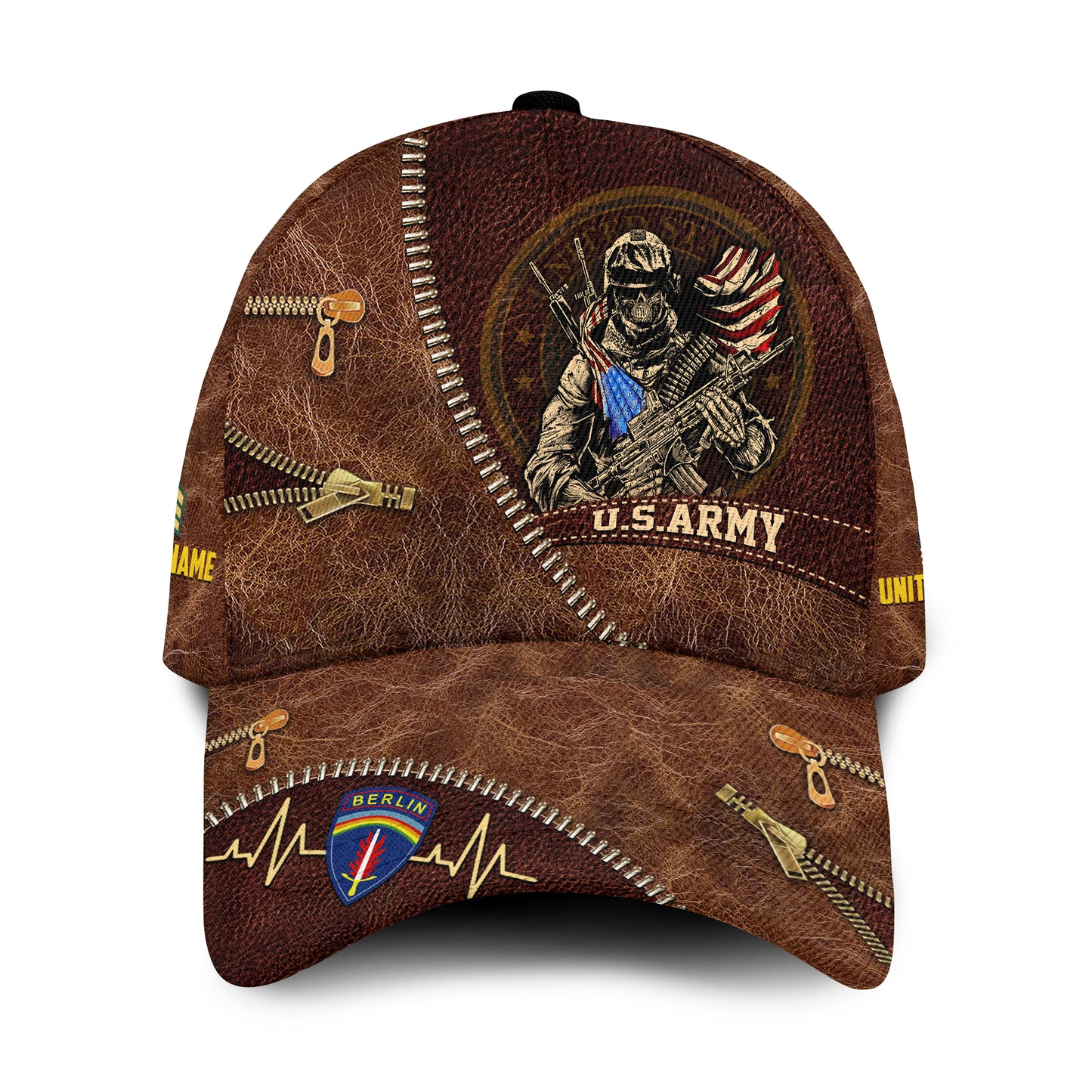 Casquette à imprimé intégral de l'armée américaine - Division de l'armée