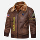 US Militär - Army Division - Lederjacke für Veteranen 