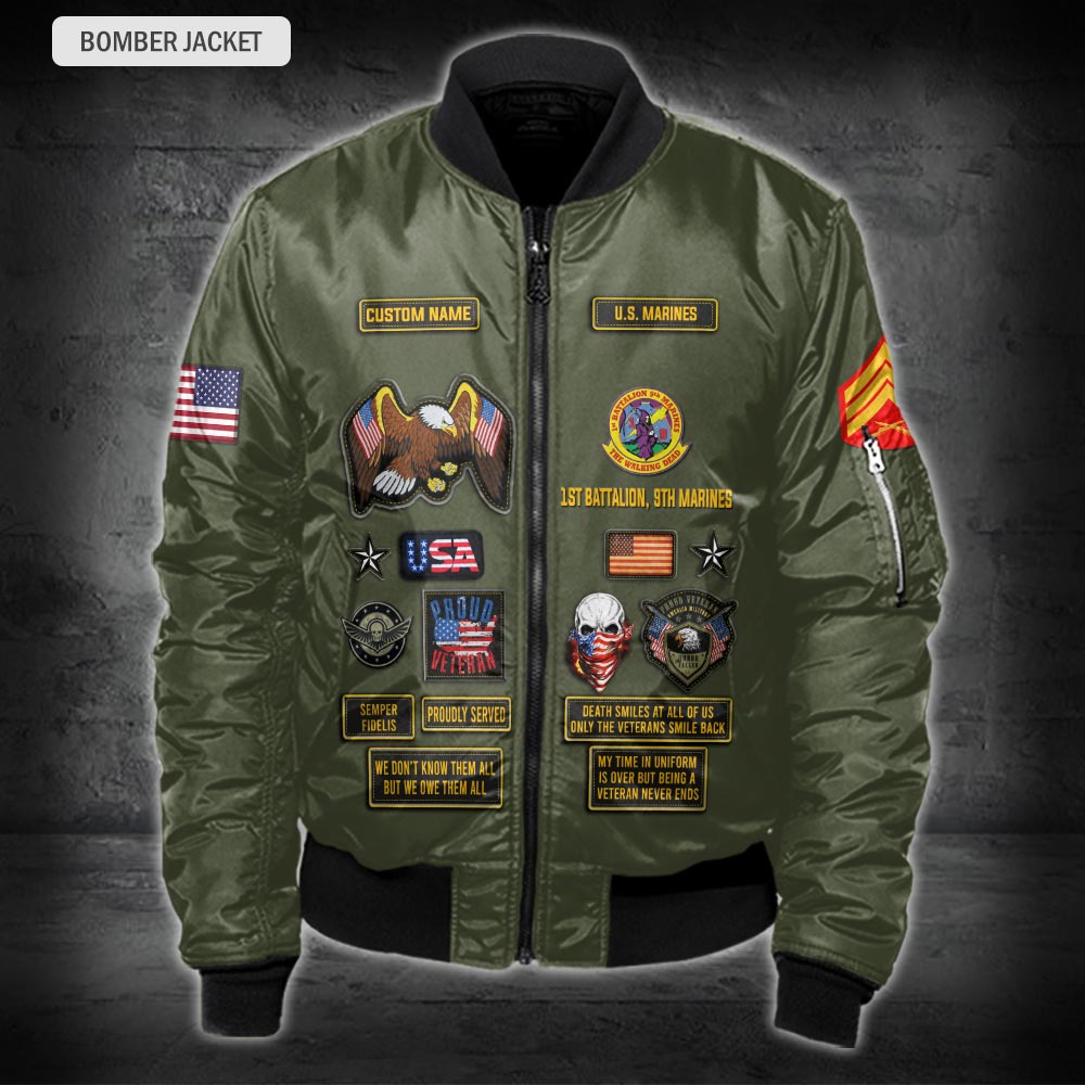 US Military – Marine Battalion All Over Print Hoodie