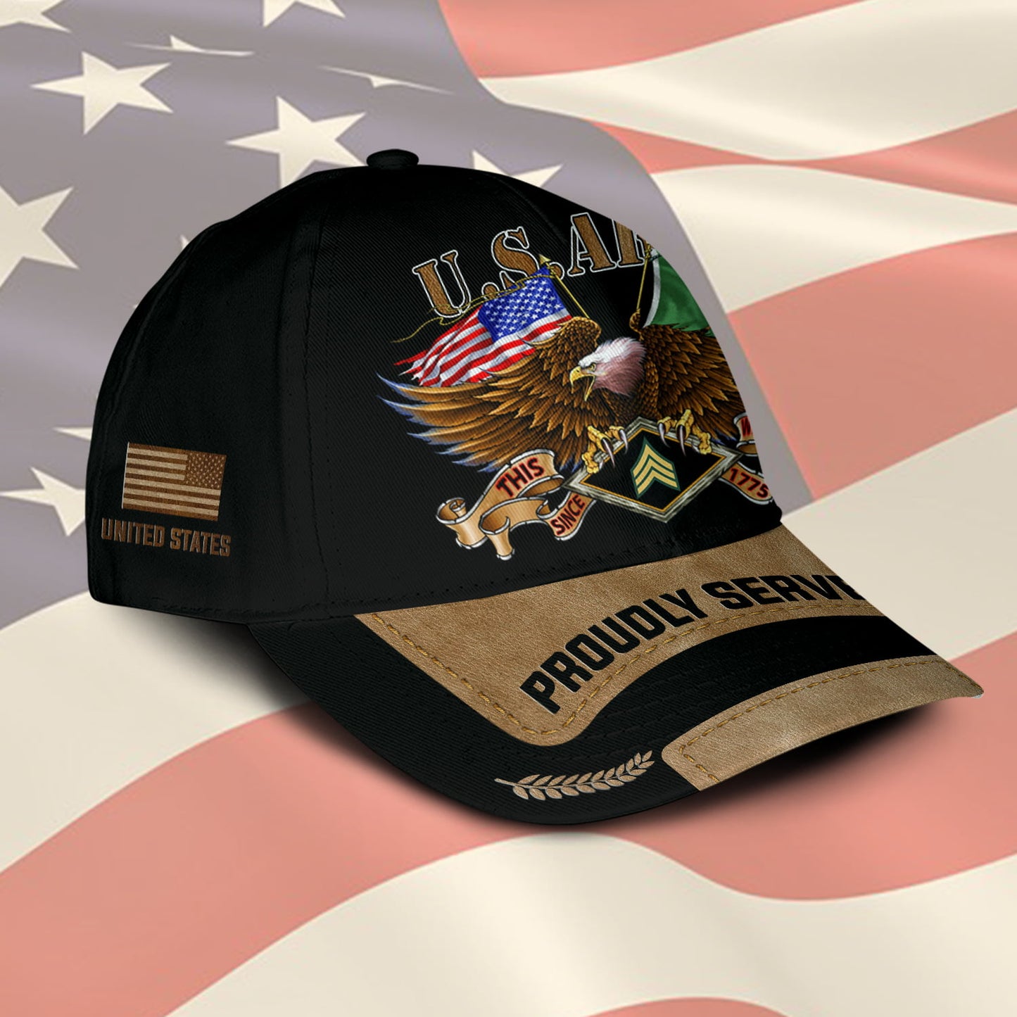 US Military – Army Division All Over Print Cap