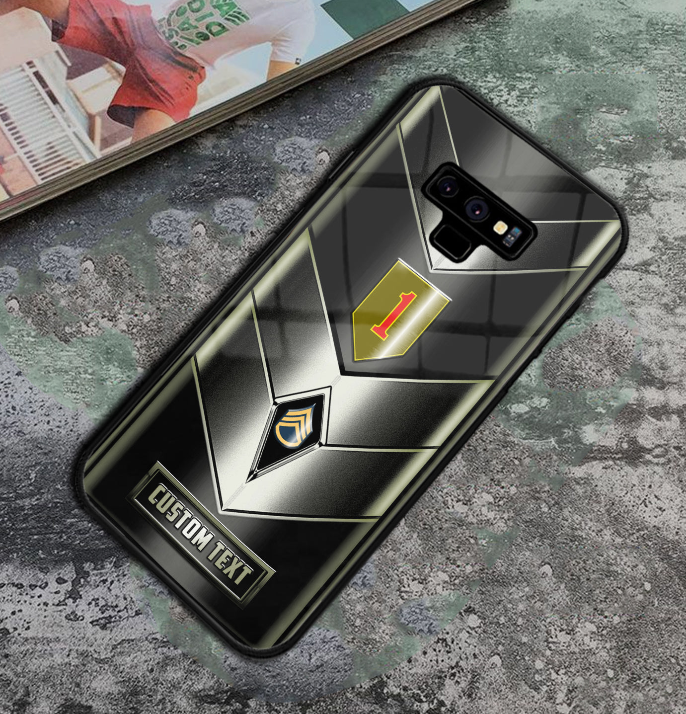 Étui de téléphone personnalisé de l'armée américaine - Division de l'armée imprimé