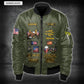 US Military – Navy Rating All Over Print Bomber Jacket
