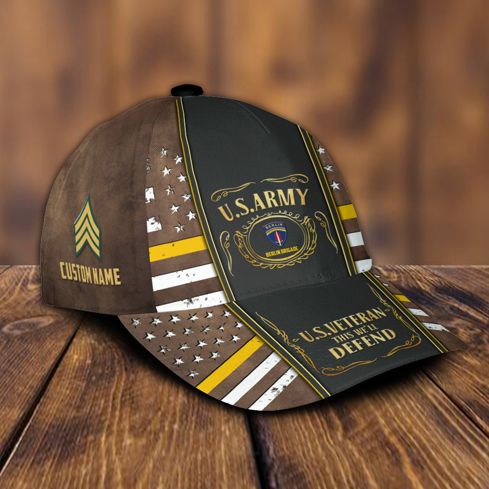 Casquette à imprimé intégral de l'armée américaine - Division de l'armée