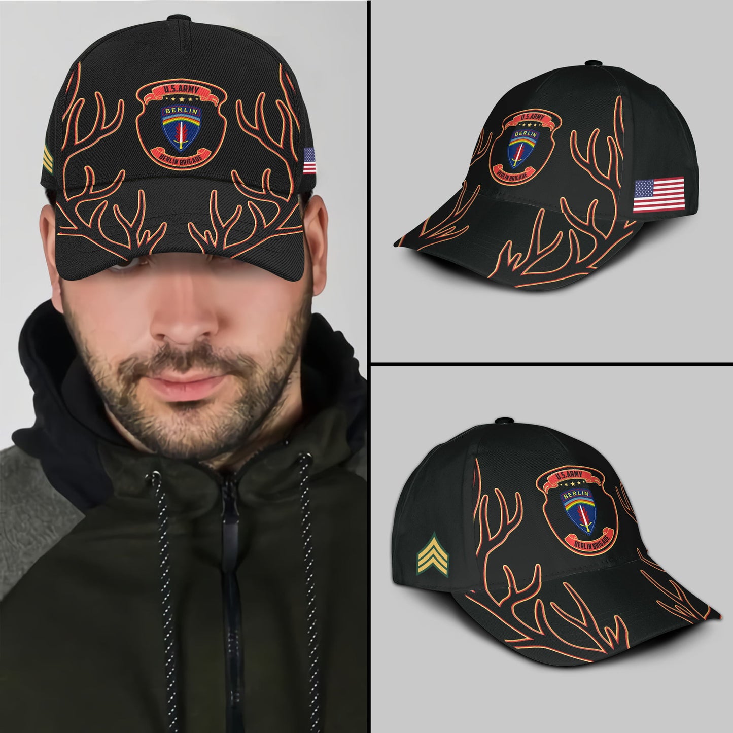 US Militär – Army Division All Over Print Cap