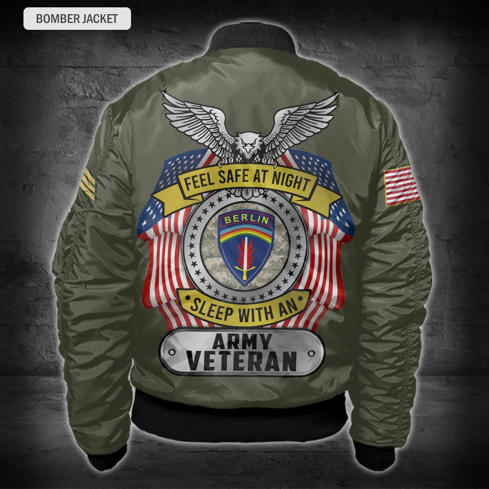 Veste de bombardier à imprimé intégral de l'armée américaine - Division de l'armée