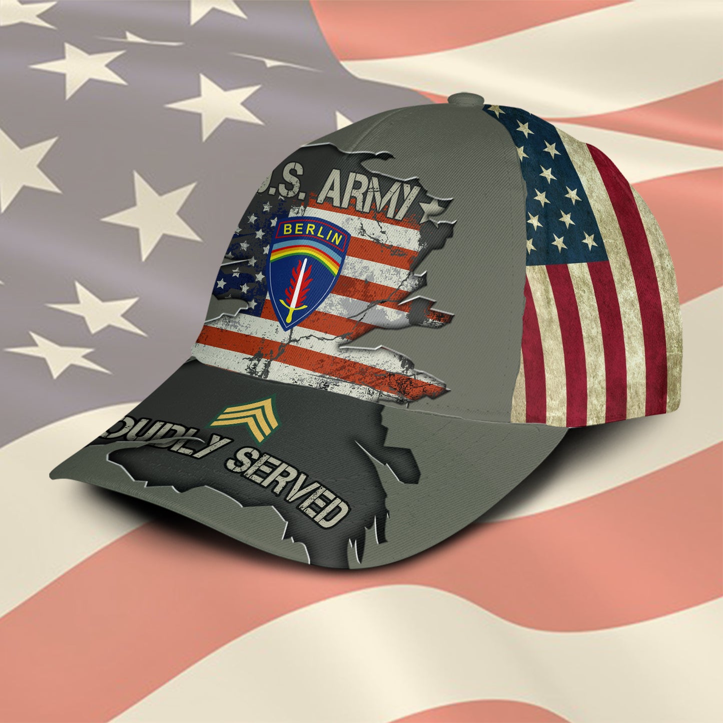 US Militär – Army Division All Over Print Cap