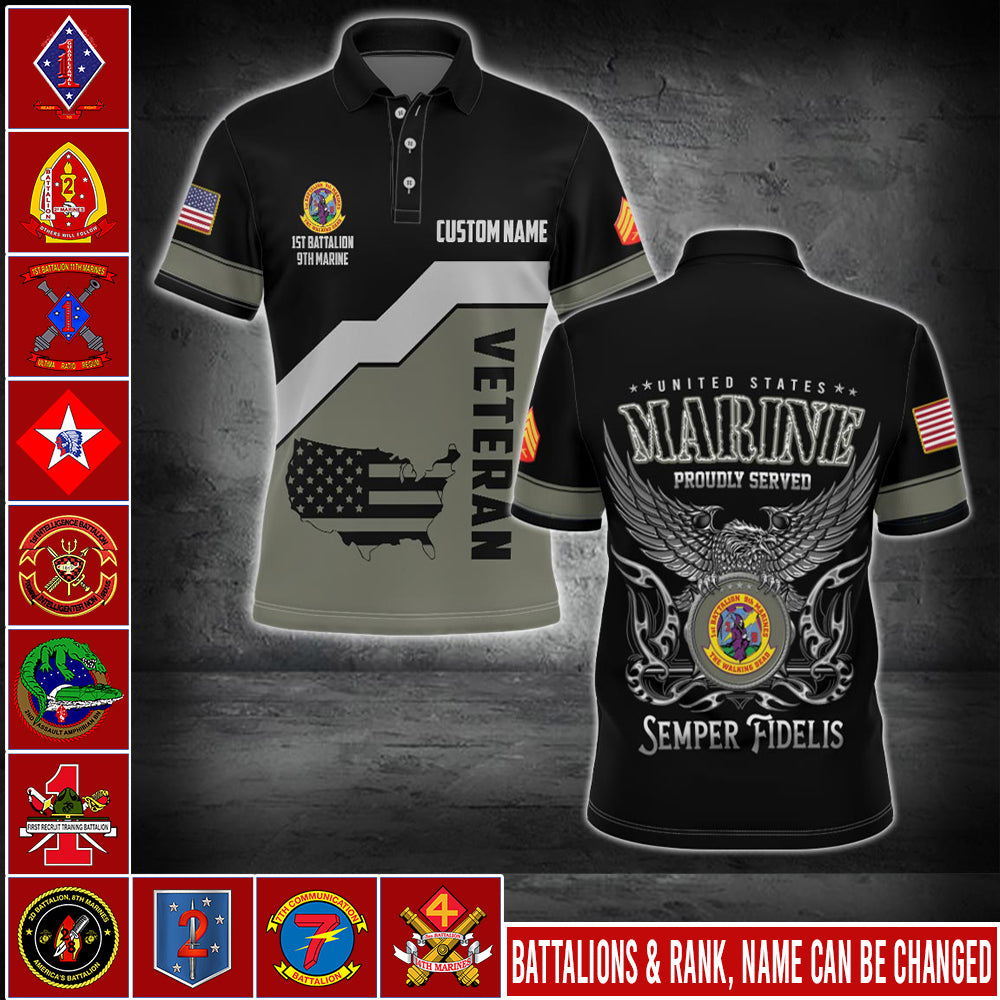 US Military – Marine Battalion All Over Print Bomber Jacket