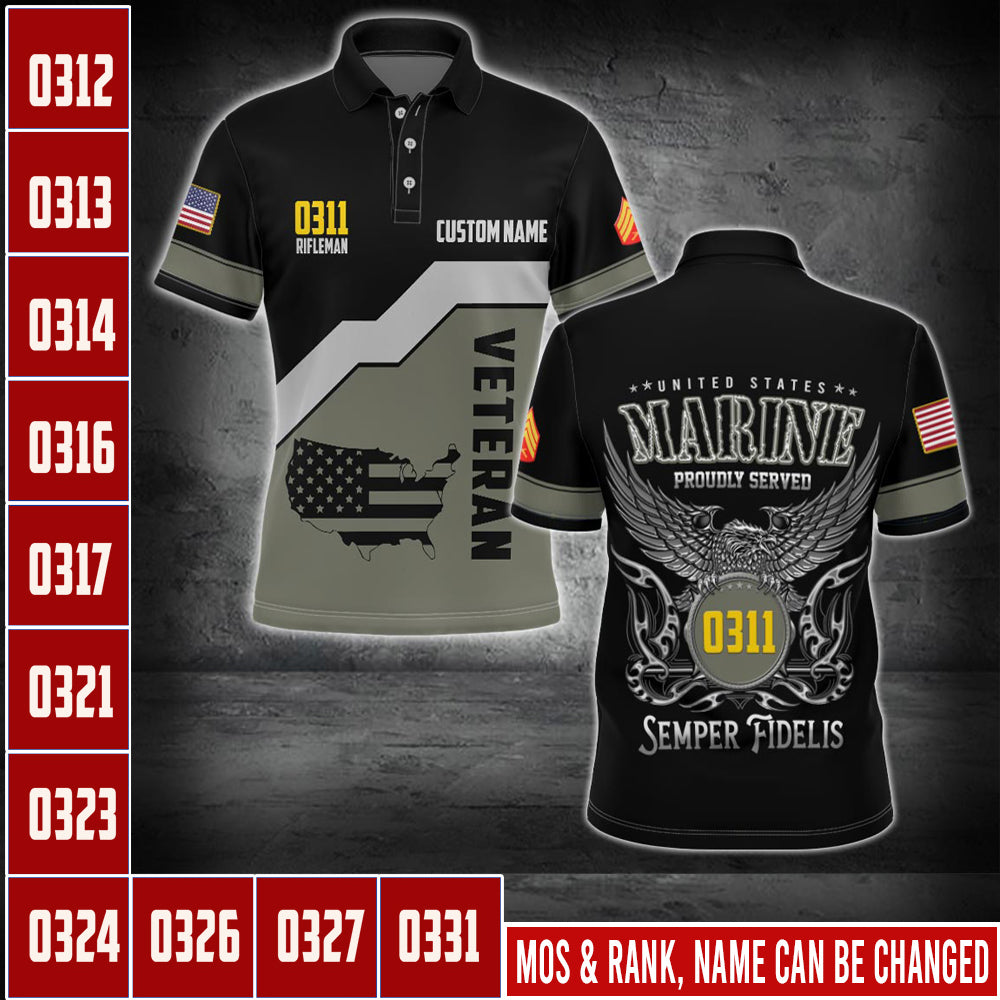 US Military – Marine MOS All Over Print Bomber Jacket
