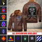 US Military - Army Division - Leather Jacket For Veterans