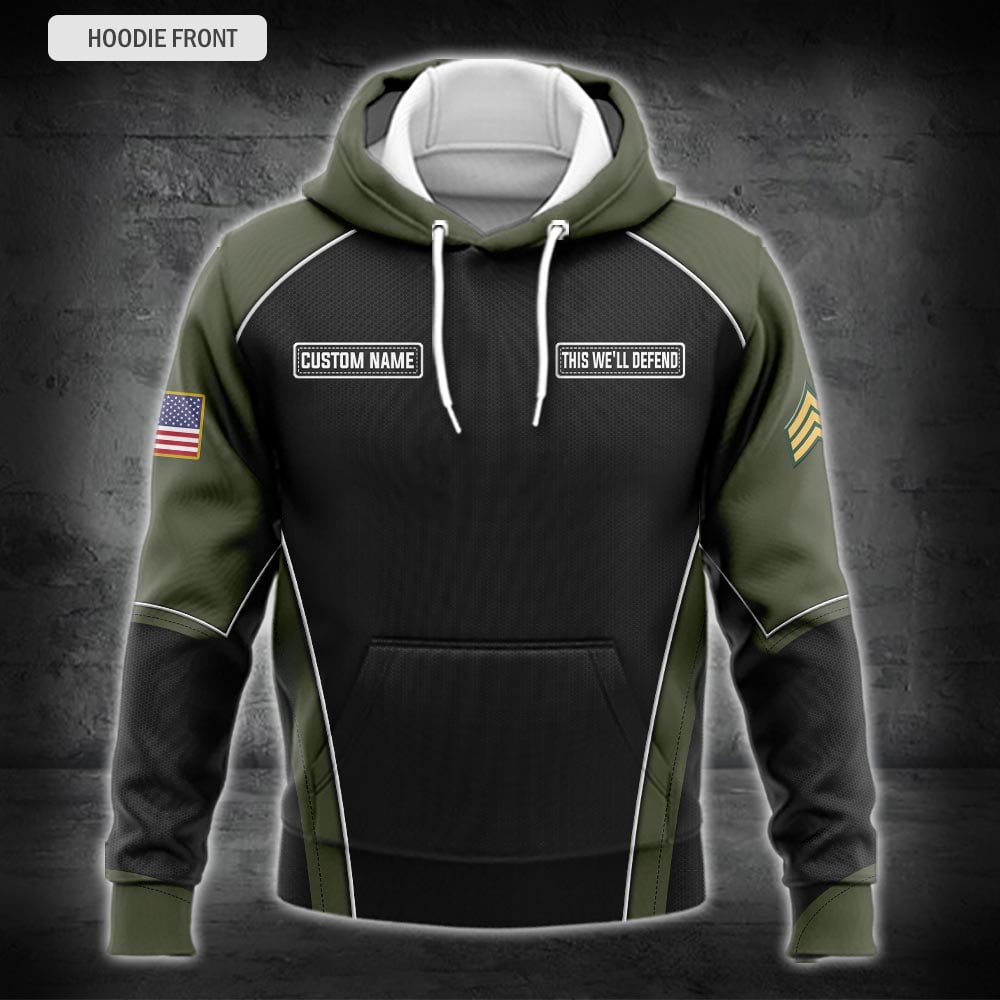 US Military – Army Division All Over Print Hoodie
