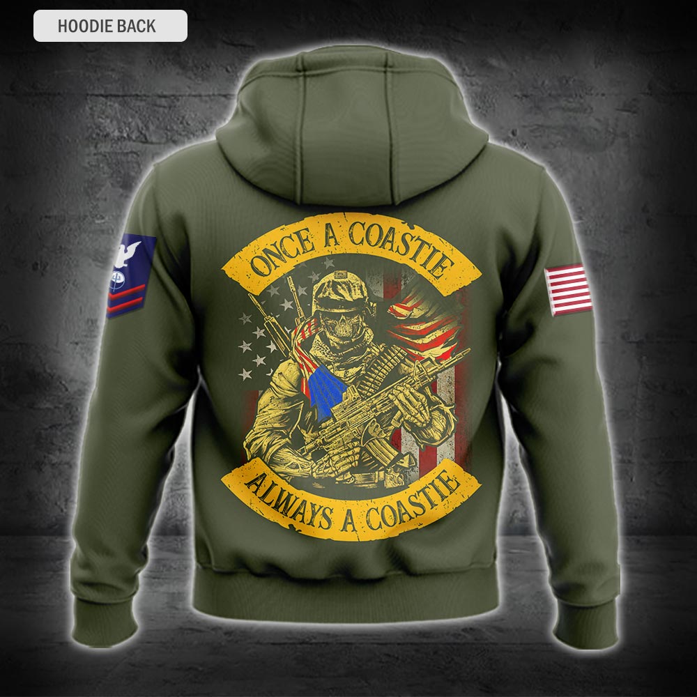 US Military – Coast Guard Rating All Over Print Hoodie
