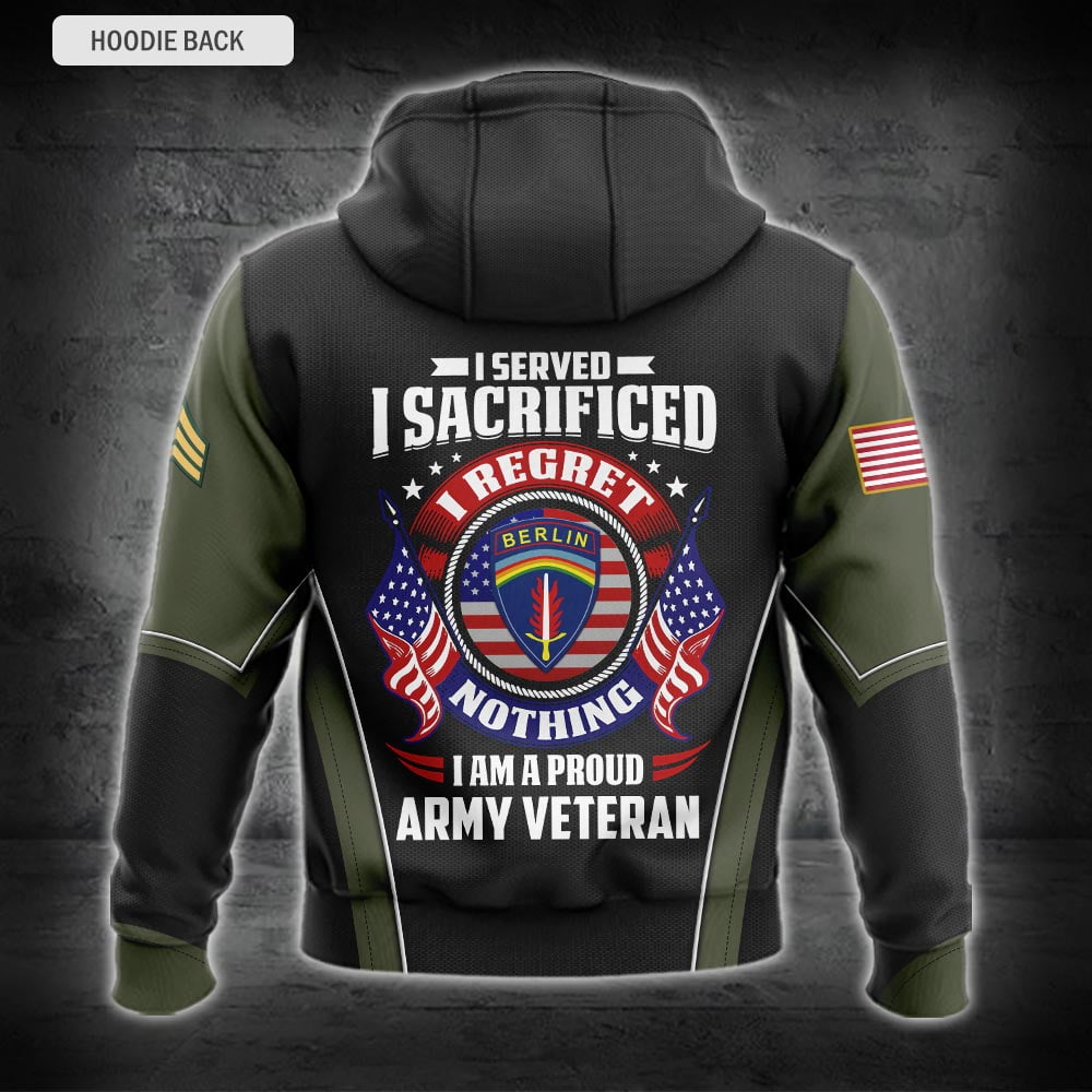 US Military – Army Division All Over Print Hoodie