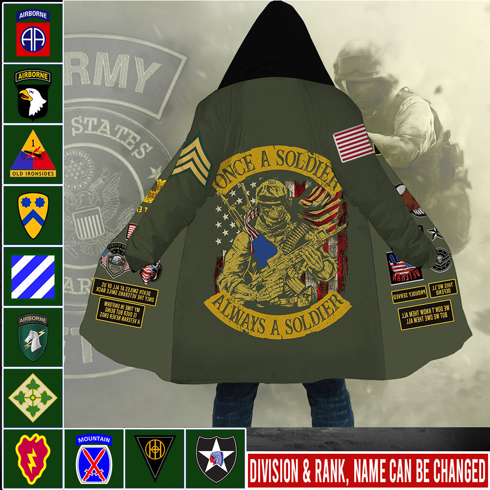 US Military – Army Division All Over Print Cloak
