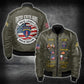 US Militär – Bomberjacke mit Allover-Print der Army Division