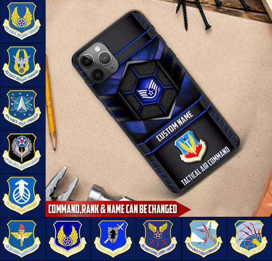 Personalized US Military - Air Force Command Phone Case Printed