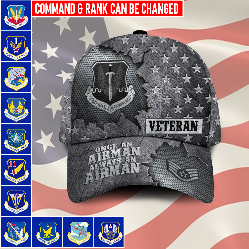 US Military – Air Force Command All Over Print Cap