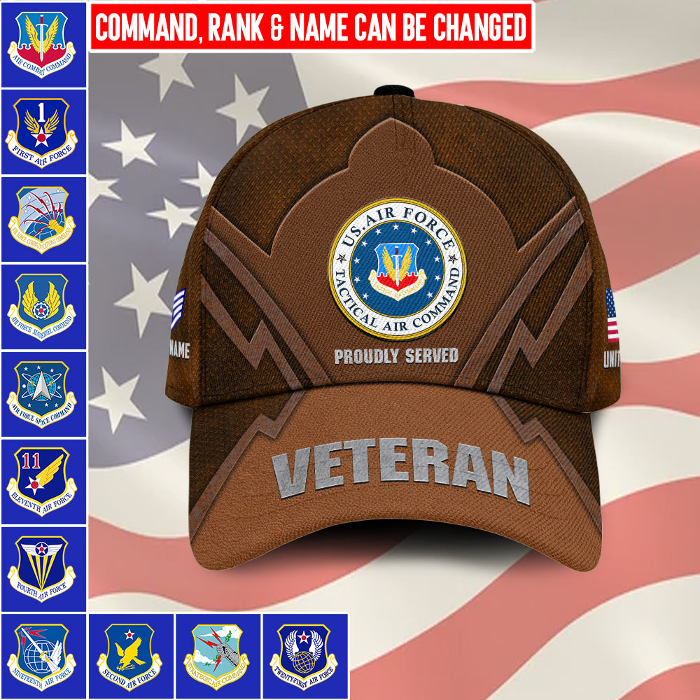 US Military – Air Force Command All Over Print Cap