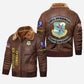 US Military - Air Force Command - Leather Jacket For Veterans
