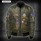 US Military – Air Force Command All Over Print Bomber Jacket