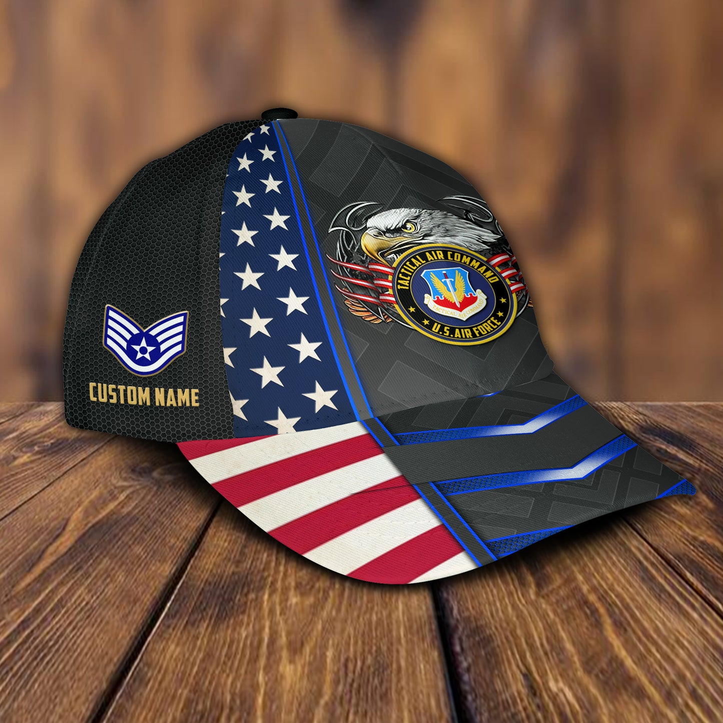 US Military – Air Force Command All Over Print Cap