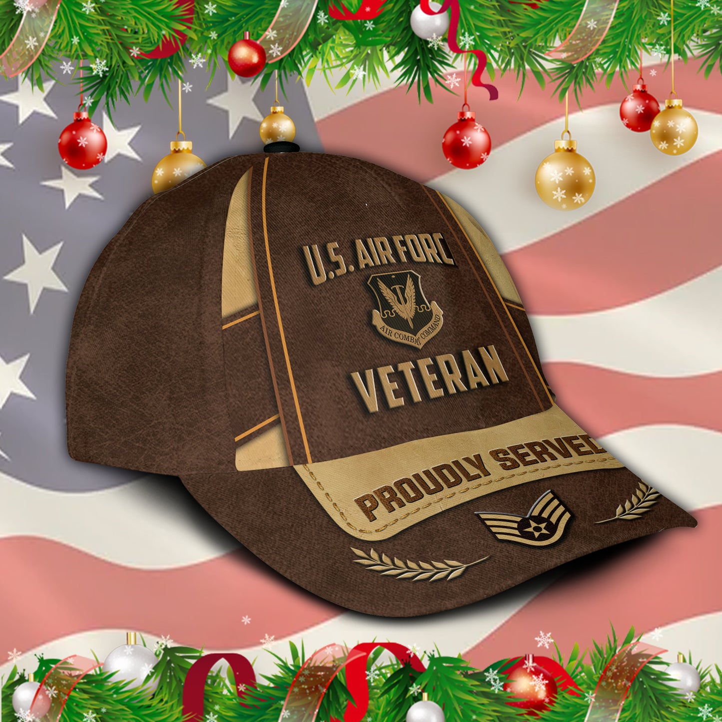 US Military – Air Force Command All Over Print Cap