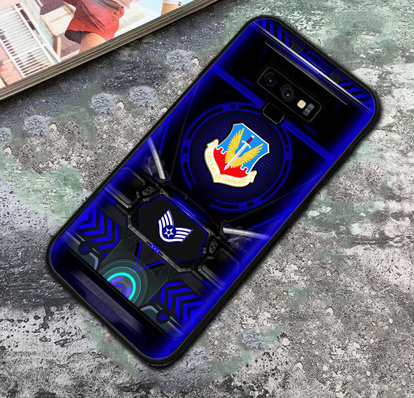 Personalized US Military - Air Force Command Phone Case Printed